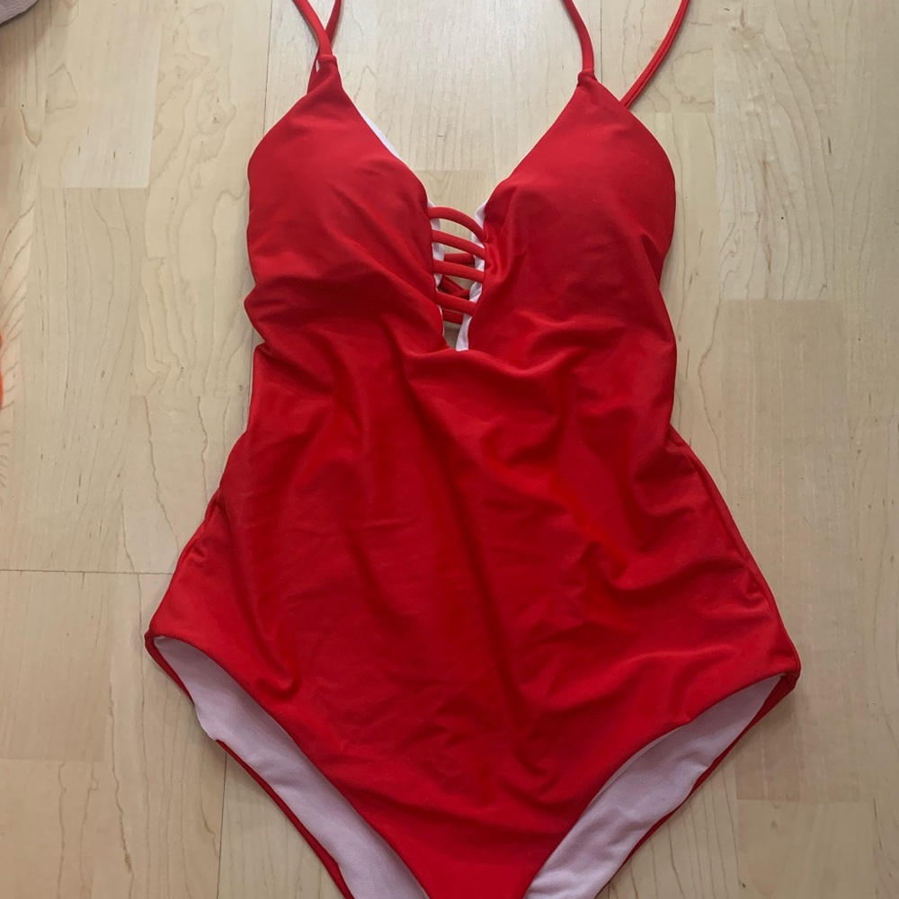Red Swim Suit